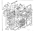 Kenmore 2537628011 cabinet parts diagram