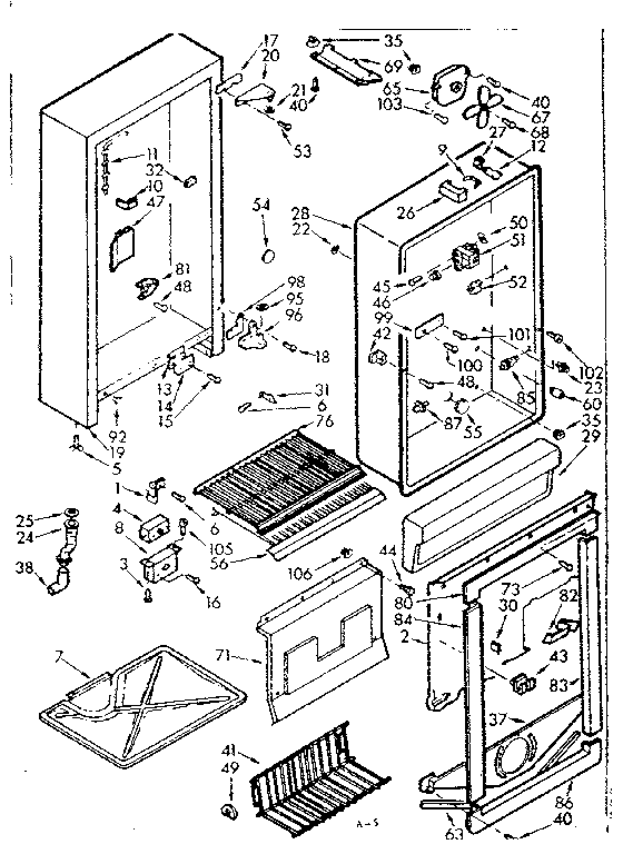 Freezer cabinet