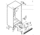 Kenmore 106723530 cabinet parts diagram