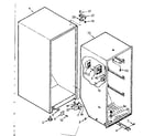Kenmore 106724130 cabinet parts diagram