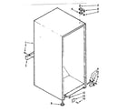 Kenmore 106724140 cabinet parts diagram