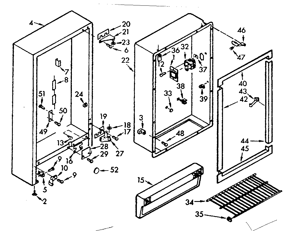 Cabinet parts