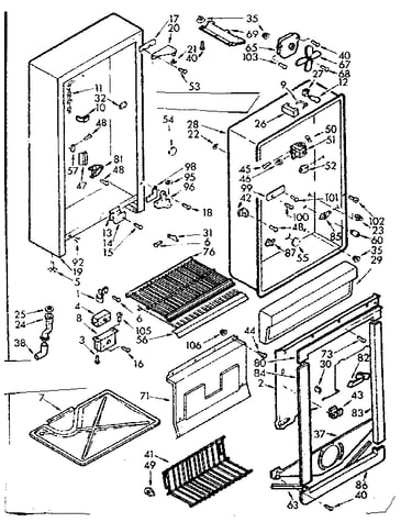 Cabinet parts