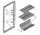 Kenmore 106724530 breaker and shelf parts diagram