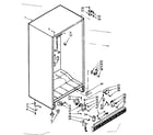 Kenmore 106724540 freezer cabinet diagram