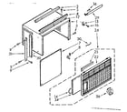 Kenmore 10673053 cabinet diagram