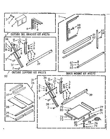 Accessory kit parts
