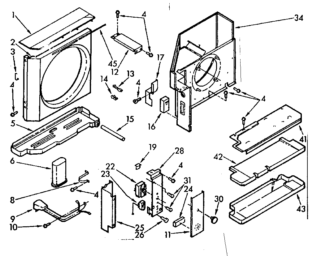 Air flow and control parts