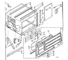 Kenmore 10673710 cabinet parts diagram