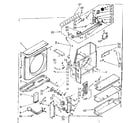 Kenmore 10673710 air flow and control parts diagram