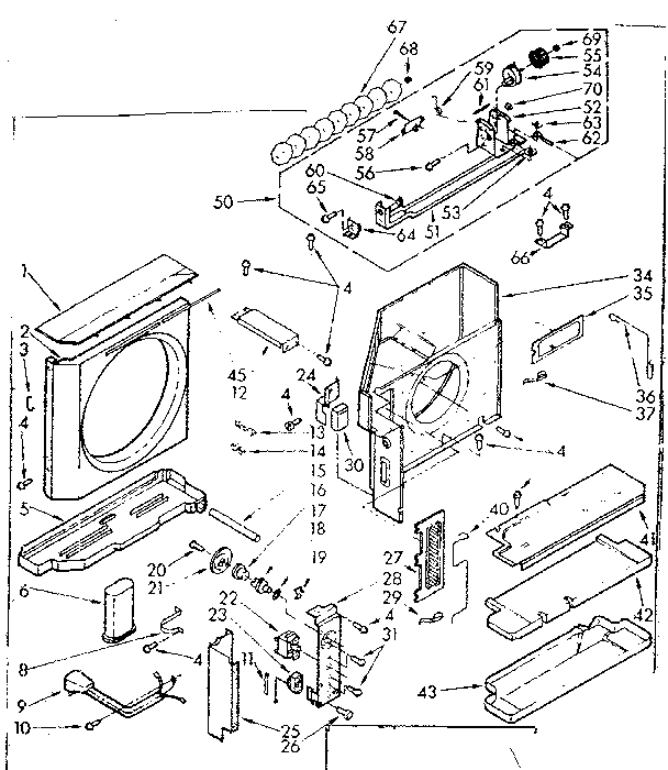 Air flow and control parts