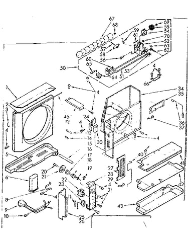 Air flow and control parts