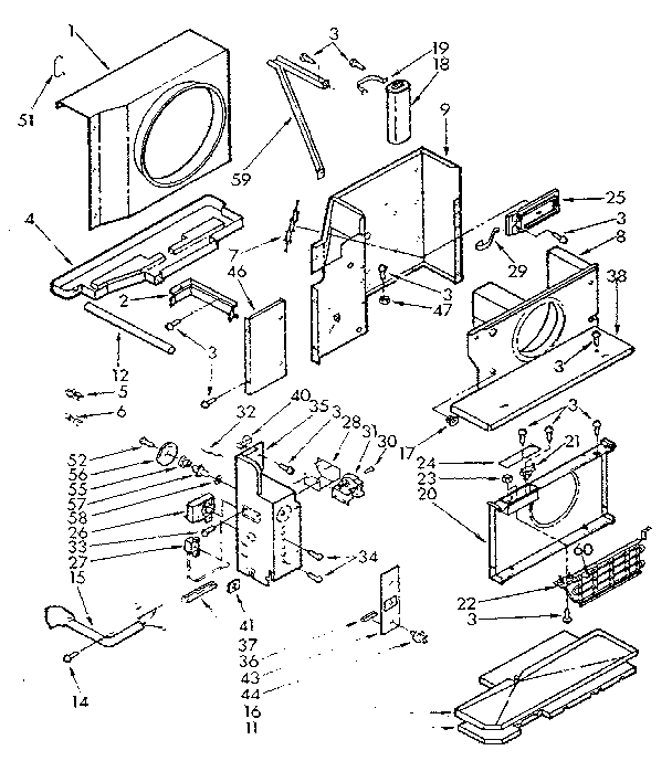 Air flow parts
