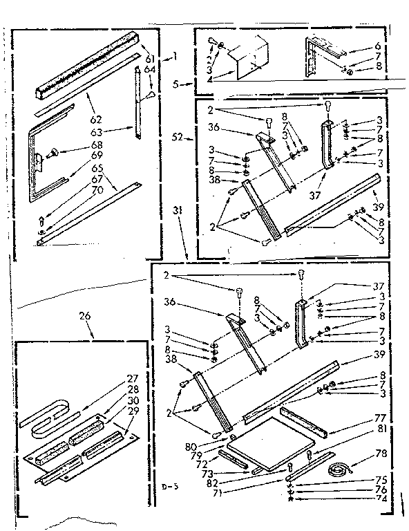 Accessory kit parts