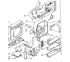 Kenmore 10673800 air flow and control parts diagram