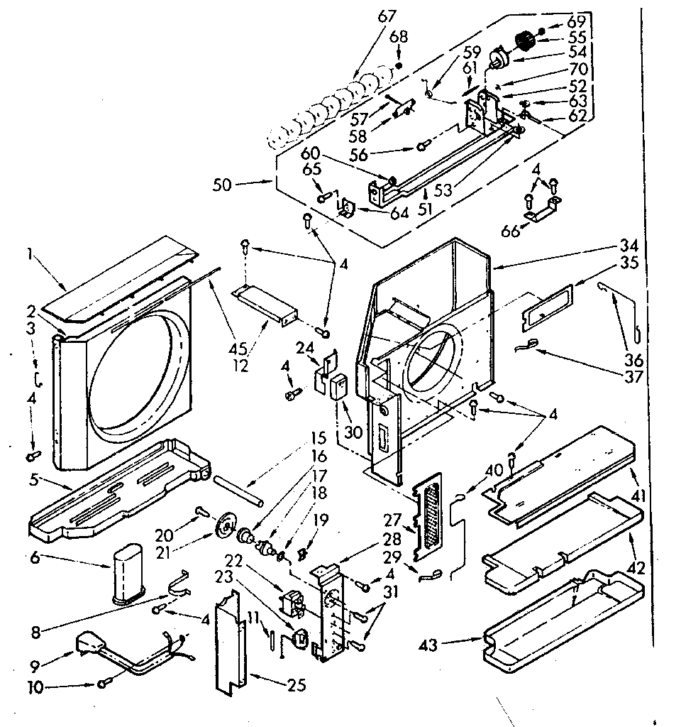 Air flow and control parts