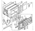 Kenmore 10673801 cabinet parts diagram