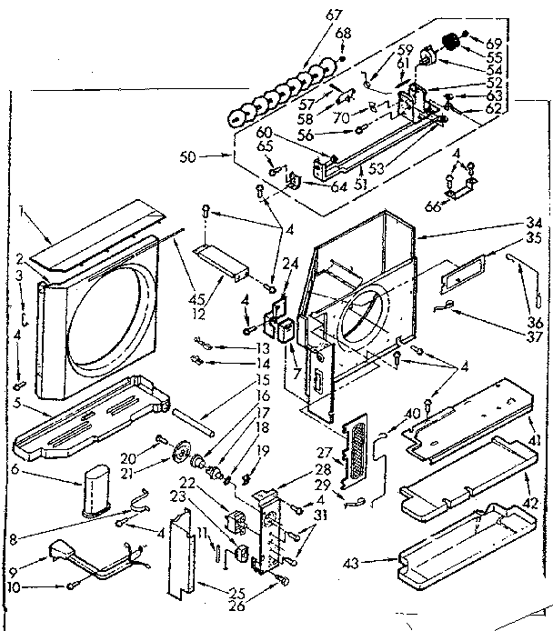 Air flow and control parts