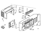 Kenmore 106740581 cabinet diagram