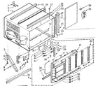 Kenmore 106741490 cabinet diagram