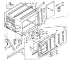Kenmore 106741880 cabinet parts diagram