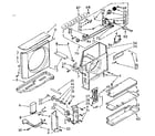 Kenmore 106741880 air flow parts diagram