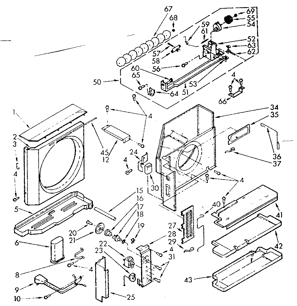 Air flow and control parts