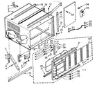 Kenmore 106742290 cabinet parts diagram