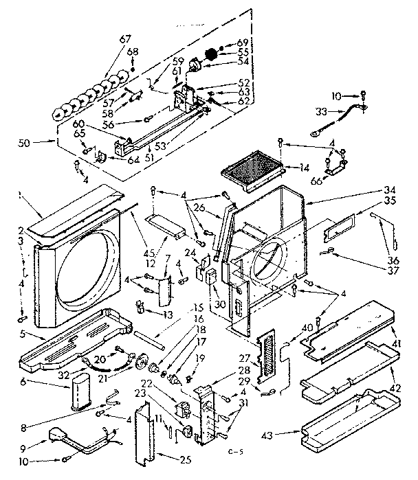 Air flow and control parts