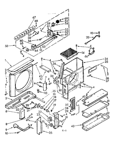 Air flow and control parts
