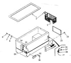 Kenmore 198713140 cabinet parts diagram