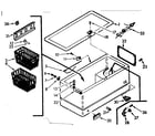 Kenmore 198713441 cabinet parts diagram