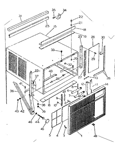 Cabinet and front
