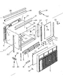 Cabinet and front