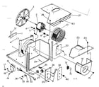 Kenmore 25371241 electrical system & air handling diagram