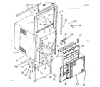 Kenmore 25373340 cabinet & installation parts diagram