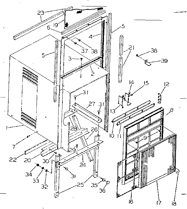Cabinet & installation parts
