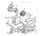 Kenmore 25373610 electrical system & air handling diagram