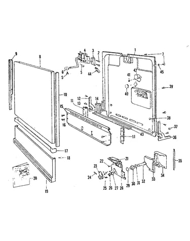 Door and access panel