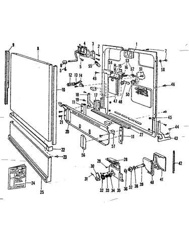 Door and access panel