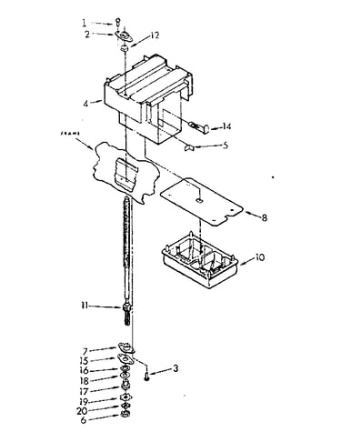 Power screw & ram assembly
