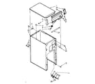 Kenmore 6657242703 cabinet & control assembly diagram