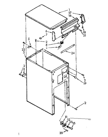 Cabinet & control assembly