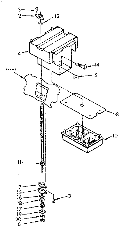 Power screw & ram assembly