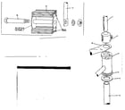 Sears 512478820 handlebar and sprocket diagram