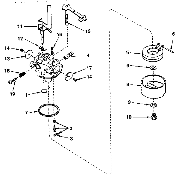 Carburetor no. 631889