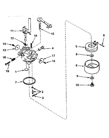 Carburetor no. 631889