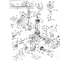Tecumseh HS40-55400E basic engine diagram