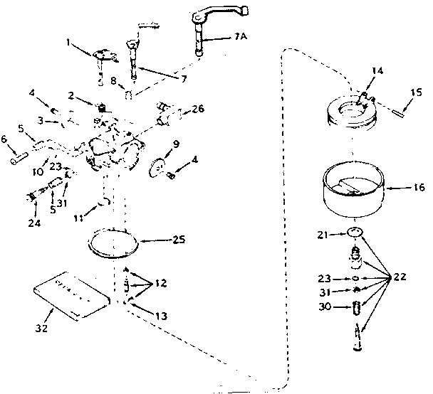 Carburetor no. 631537