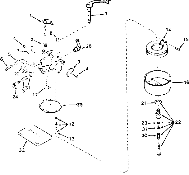 Carburetor no. 631667